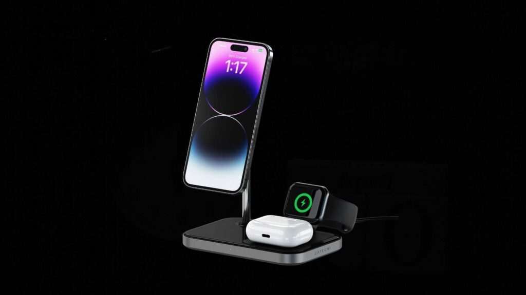 Satechi 3 in 1 Magnetic Wireless Charging Stand