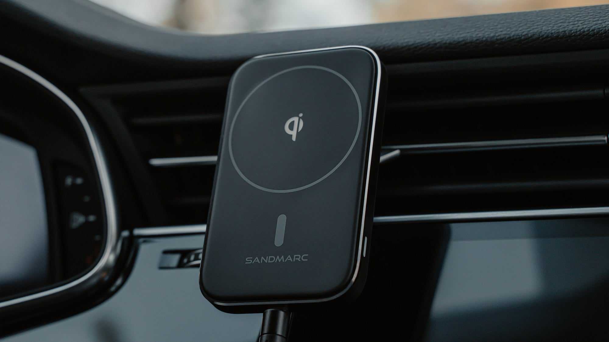 Active Wireless Car Mount Charger for iPhone 12 Models with MagSafe C